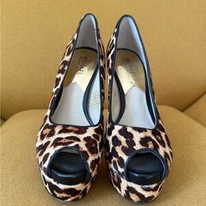 Michael Kors Brown and Black Stiletto Heels